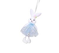 Cartoon Easters Rabbits Ornament With Dress Flexible Plush Dolls For Festival Home Offices And Gift Givings Festival Plush Toy