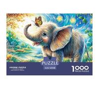 Cartoon Elephant (41)_4Formidable 1000-Piece Jigsaw Puzzles for Adults An Odyssey of Impossible, Hard, And Difficult Challenging Puzzle Educational Games - The Ultimate Gift for Dedicated Adult And T