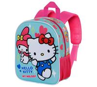 CARTOON Embossed Pictures Backpack Nursery School Bag 31cm Kids Backpack 3D Figure, Hello Kitty, 31 cm, Casual