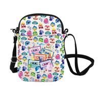 Cartoon Emotional Inspire Crossbody Bag Joy Anger Fear Sadness Railay Emotion Team Messenger Bag, Done Cb, Messenger Bag