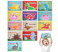 Cartoon EVA Sticker Toy, Fabric Sticker DIY Animal Handmade