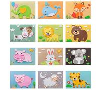 Cartoon EVA Stickers, 3D EVA Stickers, 3D DIY Animal Painting, Safe