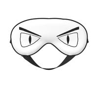 Cartoon Eyes Angry Face Eye Mask Sleep Mask Light BlockBlindfold Night Eyes Cover Soft Pressure-Free Eyeshade with Elastic Strap for Home Travel Office Nap Yoga