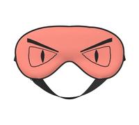 Cartoon Eyes Angry Face Eye Mask Sleep Mask Light BlockBlindfold Night Eyes Cover Soft Pressure-Free Eyeshade with Elastic Strap for Home Travel Office Nap Yoga