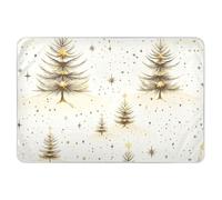 Cartoon Fantasy Gold Christmas Tree Toddler Mattress Pads Soft Absorbent Diaper Changing Mat Skin-Friendly Travel Mattress for Children Adults Pets, 52" L x 34" W paales para cama