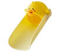 Cartoon Faucet Extension - 14x8.8x6.8cm Animal Shaped Tap Extender, Soft Silicone Handle | Kids Bathroom Kitchen Sink Accessory for Kindergarten School Childcare Center Daily Handwashing Fun