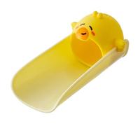 Cartoon Faucet Extension - U Shape Anti Splash PP Silicone Spout, Child Friendly Sink Adapter, Cute Water Guide, Removable Detachable | Safe Handwashing Tool Bathroom Kitchen Training