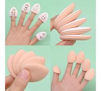 Cartoon Finger Cosmetic Puff Air Cushion Face Concealer Foundation Mini Powder Puffs Soft Make Up Sponge Beauty Tools