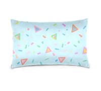 Cartoon Firework Ribbon Blue Standard/Queen Size zipper travel pillow case pillow cases cotton Lightweight, Soft Easy Care funda para almohada 20x30 inchs Set of 2