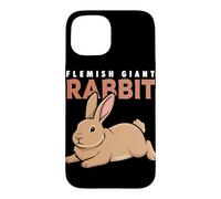 Cartoon Flemish Giant Rabbit Animal Lover Cute Rabbits Case for iPhone 15