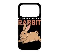 Cartoon Flemish Giant Rabbit Animal Lover Cute Rabbits Case for iPhone 17 Pro