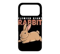 Cartoon Flemish Giant Rabbit Animal Lover Cute Rabbits Case for iPhone 17 Pro Max