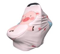 cartoon flying pig Versatile full-print Stroller Chair Cover/Nursing Cover, specially designed for your baby
