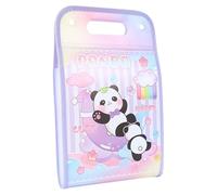 Cartoon Folder with 13 Pocket Handheld Expanding Folder Portable Document Organizers for Letter Size Documents Receipts Space Saving