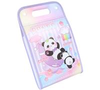Cartoon Folder with 13 Pocket Handheld Expanding Folder Portable Document Organizers for Letter Size Documents Receipts Office File Storage