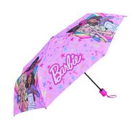 CARTOON Folding Umbrella for Barbie Fan Umbrella for Girls 8 Spokes Manual Opening Windproof