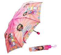 CARTOON Folding Umbrella Gabby's Dollhouse Rain Accessories Umbrella Foldable Children's Umbrella Fibreglass Frame Automatic Opening