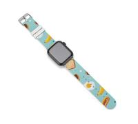 Cartoon Foods Silicone Watch Band | Compatible with IWatch Waterproof Soft Replacement Strap