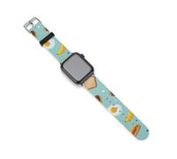Cartoon Foods Silicone Watch Band | Compatible with IWatch Waterproof Soft Replacement Strap