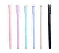 Cartoon For Creative For S Head Gel Pen 0.5mm Stationery And Office School's Students Handle Write Black Pens Se Pens Girls Kids Writing Indoor Outside