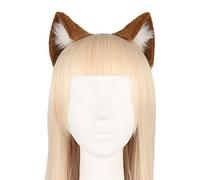 Cartoon For Ear Shape Hair Hoop Cute Live Broadcast Hair Holder Halloween Party Costume Headwear For Children Women Hoop Women Lovely Cartoon Animals Ear Shape Decorative Cute Multicolor