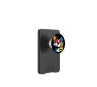 Cartoon Fox Peace Graffiti Pop Character Graphic Art Face PopSockets PopWallet for MagSafe