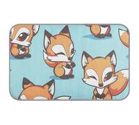 Cartoon Fox Summer Cooling Pads Self Cooling cat beds for Indoor Cats for Rabbit Outdoor cat Comfy esterilla refrescante para Perros M