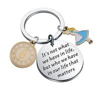 Cartoon Friends Gift Alice Friendship Keychain It's Not What We Have in Life But Who We Have in Our Fairy Tales Movie Lover Gift