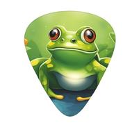 Cartoon Frog 1 Guitar Picks Set-Premium Abs Material,Various Thicknesses-Enhance Your Playing Experience