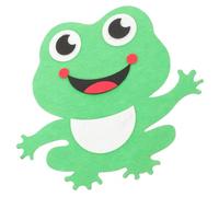 Cartoon Frog Felt Wall Sticker for Teens Bedroom Home Decor