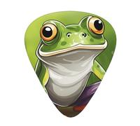 Cartoon Frog Guitar Picks Set-Premium Abs Material,Various Thicknesses-Enhance Your Playing Experience