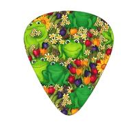 Cartoon Frog Guitar Plectrums 12 Pieces For Ukulele Bass Instrument Accessories