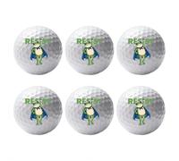Cartoon Frog Markers Creative Stickers Golf Ball, Cute Turtles Golf Balls, Customise Markers Golfer Gift Golfing Accessories, for Backyard Golfers Practice Soft Ball Personalized Gifts for Men Women