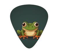 cartoon frog Patterned Guitar Picks - 12-Piece Set with 3 Different Thicknesses, Suitable for Electric and Acoustic Guitars