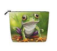 Cartoon Frog Versatile Travel Toiletry Bag Makeup Bag, Perfect for Daily Use and Business Trips