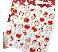 Cartoon Fruit Foam Sticker Kid for Water Bottle Pen Case Journal Planner Photo Album Phone Cover Scrapbooking Foam