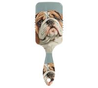 Cartoon Funny Bulldog Dogs Sorrow friendly brush for men Designed head massager scalp for hair growth with Ergonomic handle cepillo anti frizz para cabello