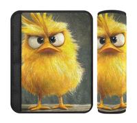 Cartoon Funny Pet Chicken Inquisitive 2 pcs Cute seat Belt Covers Stop seat Belt Cutting into Neck for Auto Protector para cinturón de carro