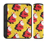 Cartoon Funny Santa Clause 2 pcs Seatbelt Cushion More Comfort Driving for Auto accesorios para carro