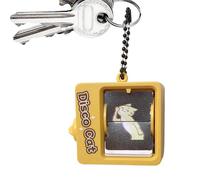 Cartoon Game Machine, Optical Illusion Toys - Page Turning Toy with Animation - Cute Backpack Pendant, Page Turning Animation Toys, c