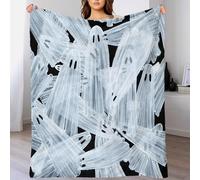Cartoon Ghost - Halloween Theme 3D Printed Flannel Throw Blanket Lightweight Soft Blanket Couch Sofa Bed Cozy Fleece for Adults Teens Kids Travel Home Bedroom Decor Gift 60x80inch(150x200cm)