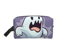 Cartoon Ghost Portable Large-Capacity Travel Toiletry Bag (Print Models) Waterproof Makeup Storage Bag for Men and Women for Business Trips, Fitness, Bathroom, Daily Storage