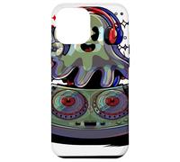 Cartoon Ghost With Headphones Peace DJ Turntable Halloween Case for iPhone 12 Pro Max