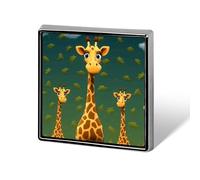 Cartoon Giraffe Lapel Pin Brooches Square Fashion Brooch Pin Cute Button Badges Alloy Button Pins Enamel Pins Metal Pinback for Hat Shirt Clothing Bags