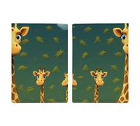Cartoon Giraffe Passport Holder, ID Card Protector Case Passport Holder with Slot Passports Travel Wallet Document Cover for Women And Men