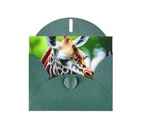 Cartoon Giraffe print Greeting Cards - Thank-You Cards Party Invitation Cards for Festive Celebrations