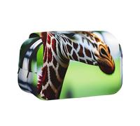 Cartoon Giraffe print Makeup Cosmetic Bag Stationary Kawaii Pencil Box Pouch Gadget Organizer Bag with Zipper