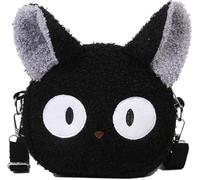 Cartoon Girls Casual Cute Crossbody Bag Little Girls Shoulder Bag Lovely Mini Girl Anminal Cute Cat Fluffy Tote Bag Lamb Wool Small for Great Birthday Gift