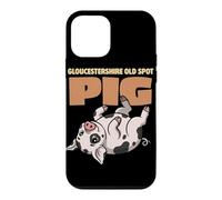 Cartoon Gloucestershire Old Spot Pig Farm Animal Cute Pigs Case for iPhone 12 mini