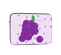 Cartoon Grapes Laptop Sleeve Case 10 Inch Suitable for Notebook Computer Tablet Traveling Carrying Simple Case